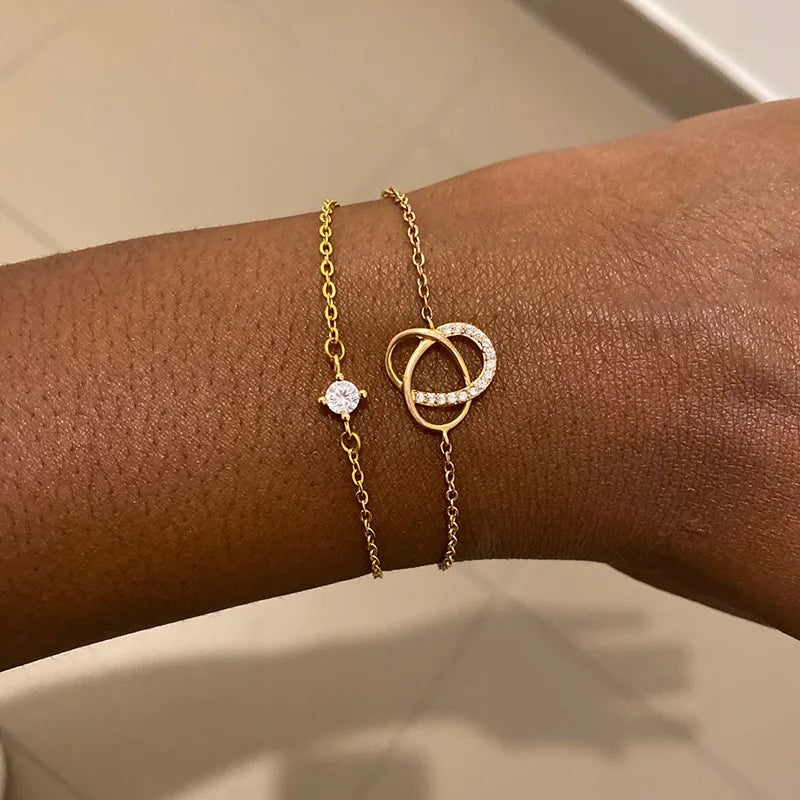 Pulsera Circonita Elegante