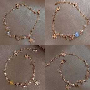 Pulsera Estrella y Luna