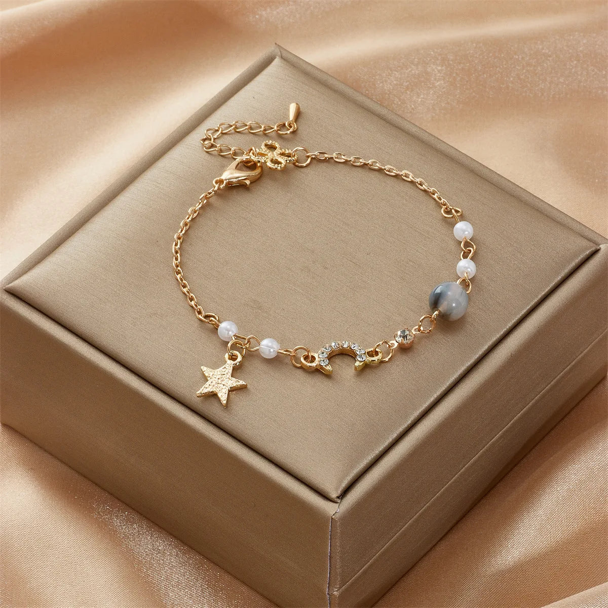 Pulsera Estrella y Luna