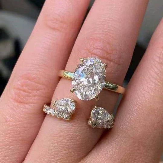 Anillo Doble Elegante para Novias