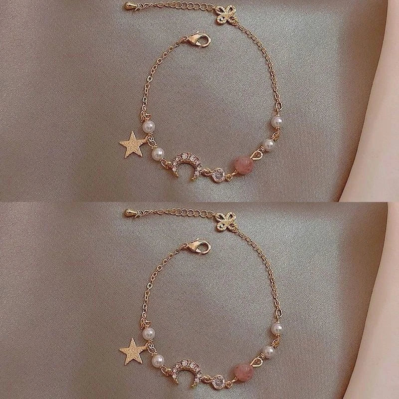 Pulsera Estrella y Luna