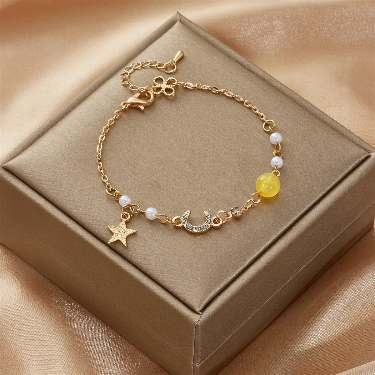 Pulsera Estrella y Luna