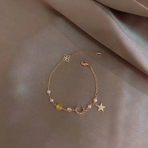 Pulsera Estrella y Luna