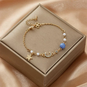 Pulsera Estrella y Luna